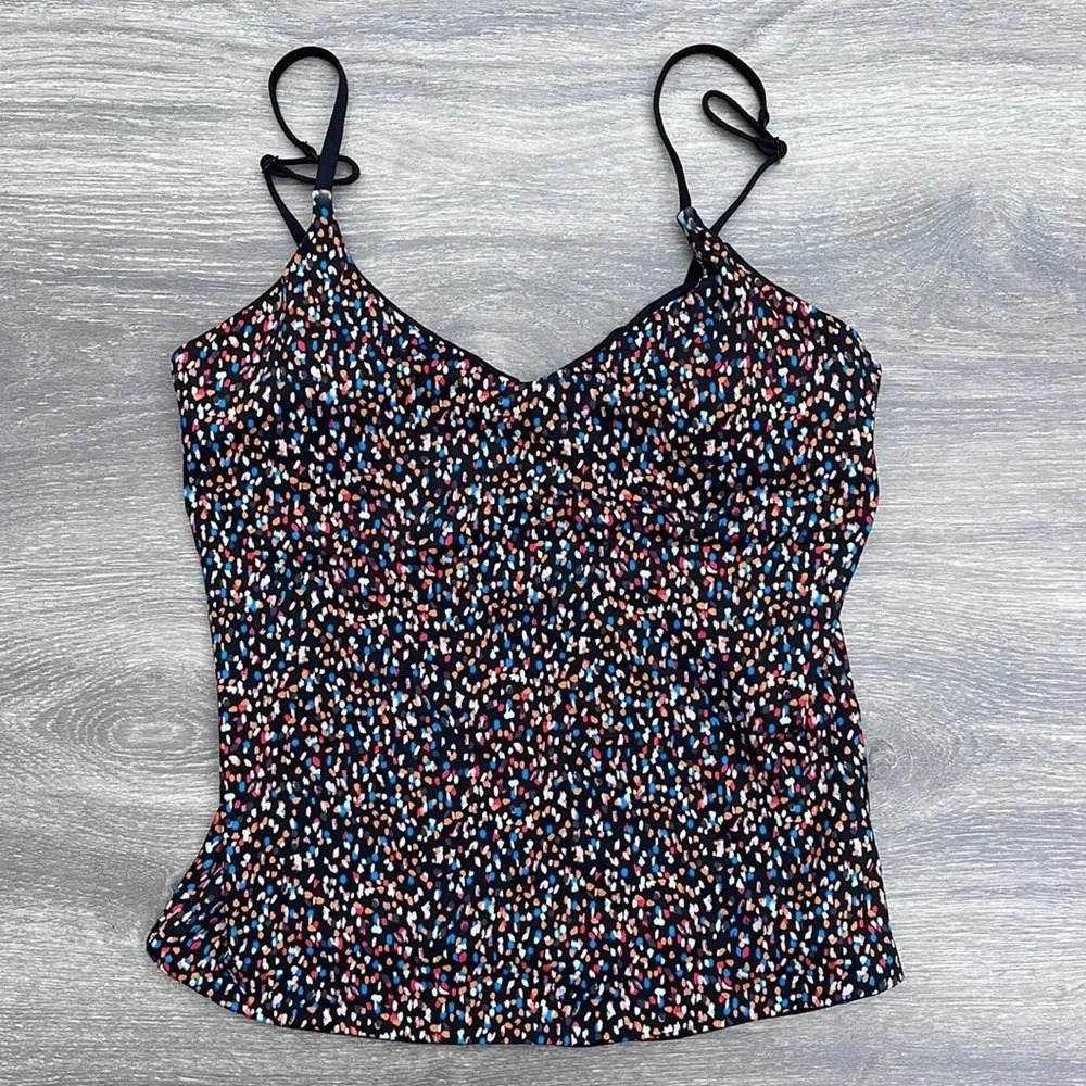 Prana Jess Reversible Tankini & Gemma Reversible Bottoms, alotta dots - Picture 4 of 16